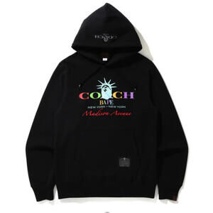 Coach x BAPE Madison Avenue Black Hoodie